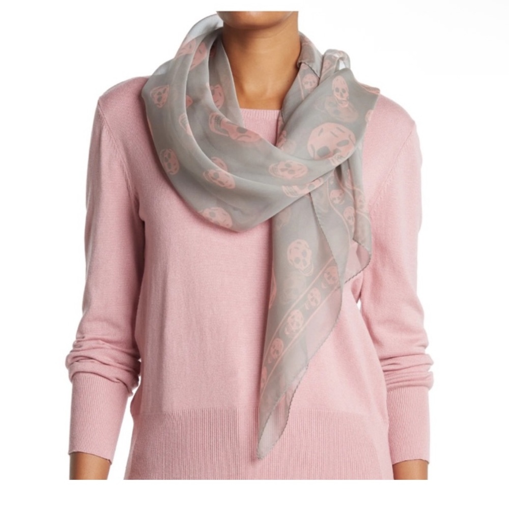 Alexander McQueen Silk Skull Scarf